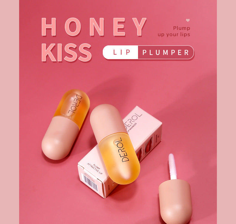 Day Night Instant Volume Lip Plumper Oil Clear Lasting Nourishing Repairing Reduce Lip Fine Line Care Lip Beauty Cosmetic