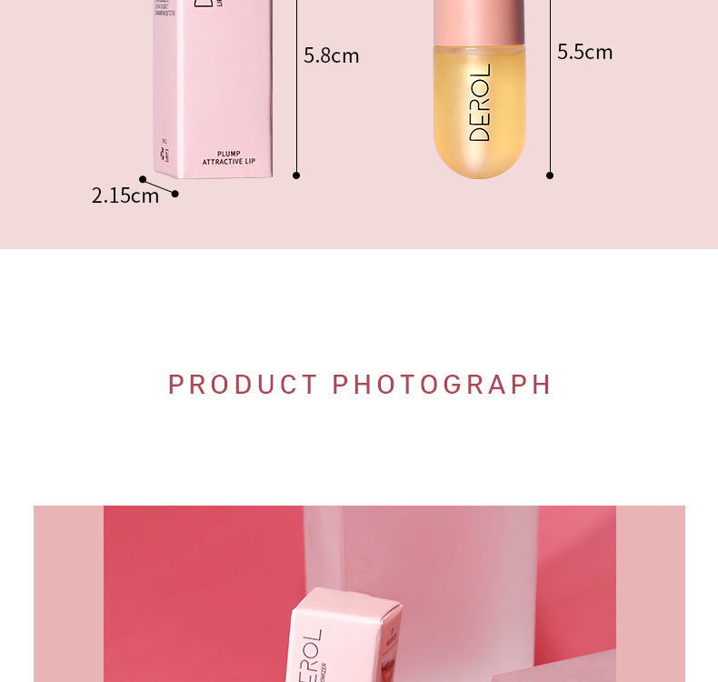 Day Night Instant Volume Lip Plumper Oil Clear Lasting Nourishing Repairing Reduce Lip Fine Line Care Lip Beauty Cosmetic