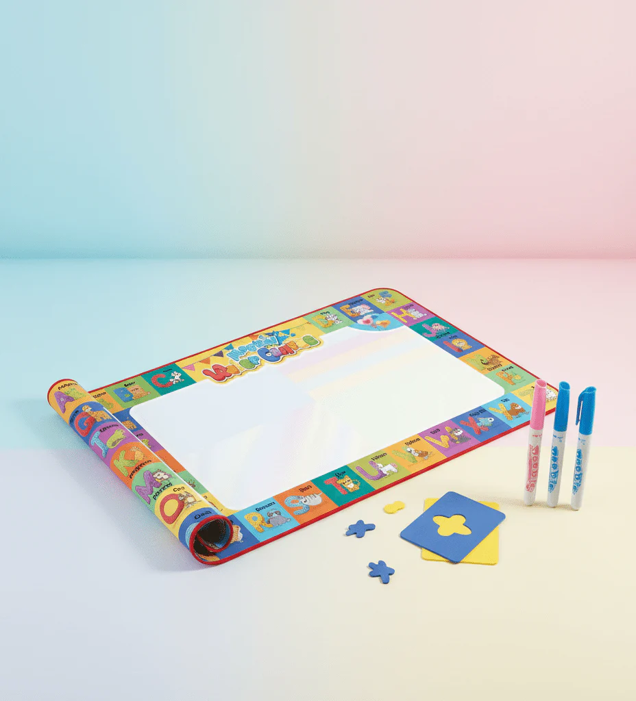 Magic Water Doodle Mat for Kids – Reusable Drawing & Painting Play Mat
