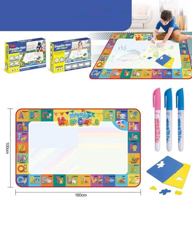 Magic Water Doodle Mat for Kids – Reusable Drawing & Painting Play Mat