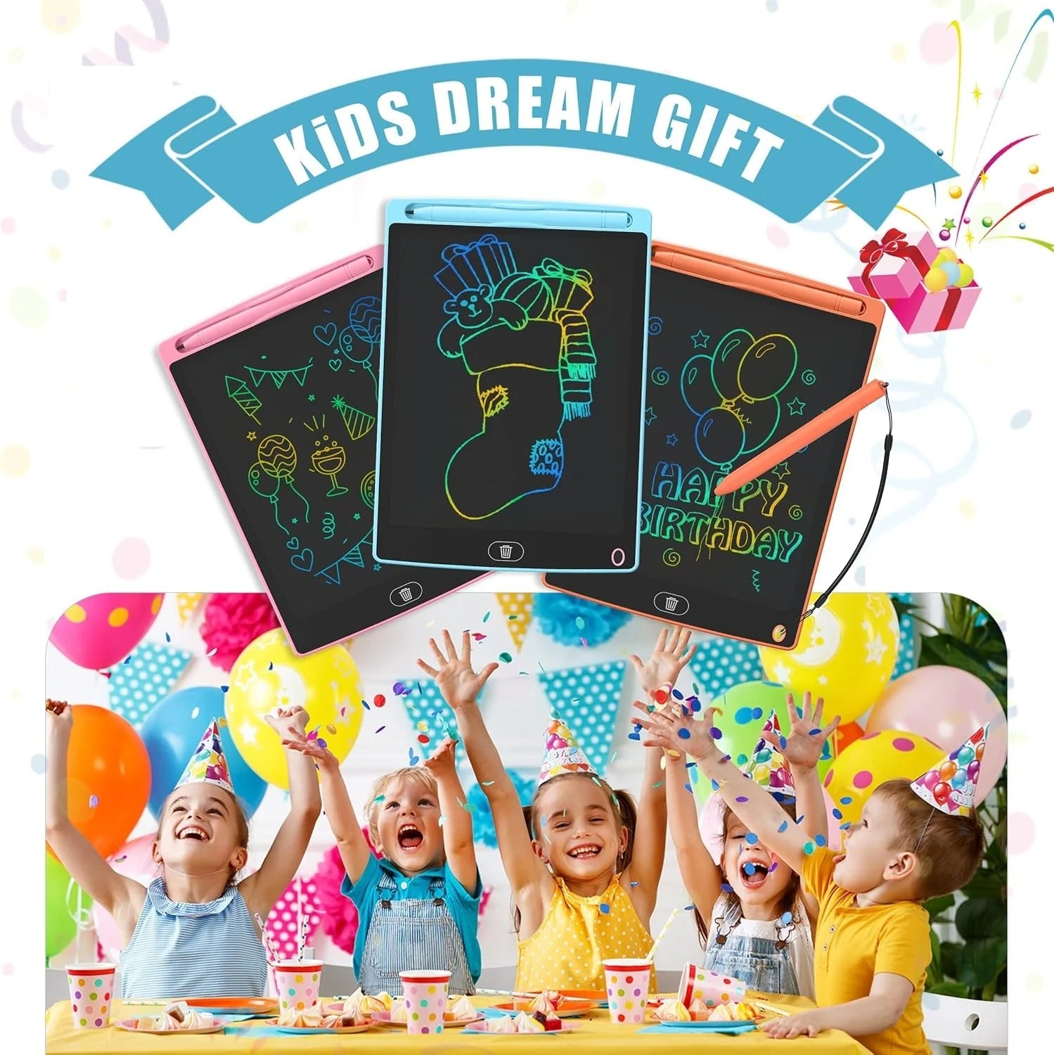LCD Writing Tablet (Kids Drawing Pad)