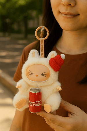 Labubu - Soft Plush Keychain